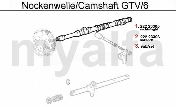 CAMSHAFT GTV/6