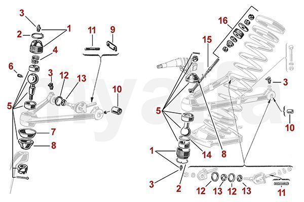 SUSPENSION UP TO 1958 SUSPENSION UP TO 1958