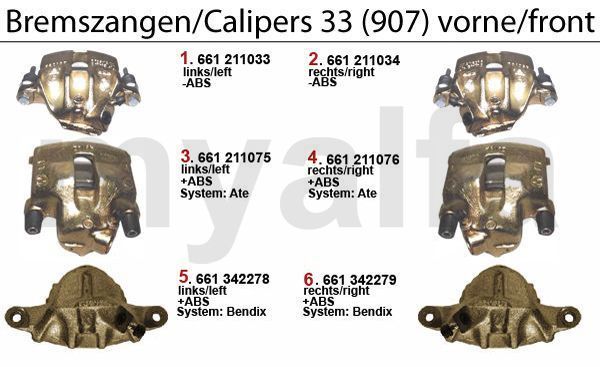 CALIPER 907 FRONT