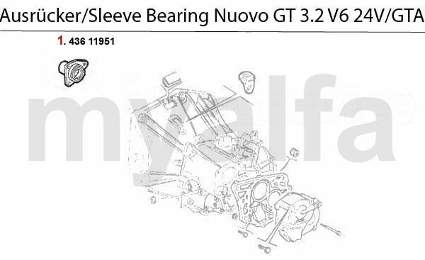 Geleiding 3.2 V6 24V/GTA