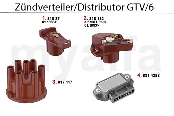 Zündverteiler GTV/6 (116)
