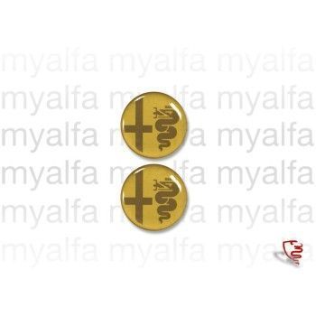 Embleme (Satz) "Bollino d'oro"Giulia C-Säule                