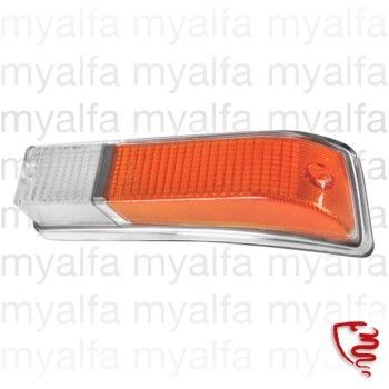 Blinkerglas GT Bertone Bj.1970-77 orange/weiß vorne links CARELLO
