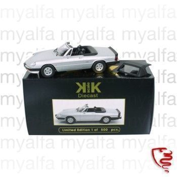 Alfa Romeo Spider Bj.1986-89 silber 1:18, Limited Edition