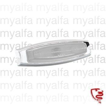 INDICATOR REPEATOR CHROMED PLASTIC FRAME WHITE 