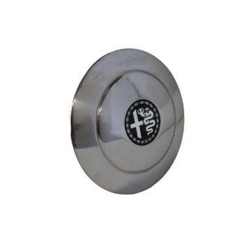 HUB CAP 750/101 GIULIETTA/GIULIA SPIDER/SPRINT, POLISHED STAINLESS STEEL