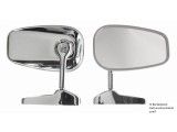 DOOR MIRROR CHROME OVAL Alfa BADGE INCLUDING RUBBER PAD DOOR MIRROR CHROME OVAL Alfa BADGE INCLUDING RUBBER PAD