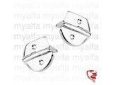 SET COVERS FOR A-PILLAR WINDOW FRAME GIULIA SPIDER (101) TWO HOLES SET COVERS FOR A-PILLAR WINDOW FRAME GIULIA SPIDER (101) TWO HOLES