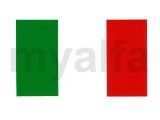 "STICKER ""ITALIAN FLAG"" 120                               