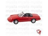 ALFA ROMEO SPIDER 1990-93 RED 1:18, LIMITED EDITION