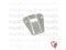 CHROME COVER INTERIOR LIGHT SWITCH GIULIA / BERLINA
