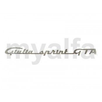 Type-aanduiding "Giulia Sprint GTA"