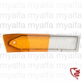 Knipperlichtglas Alfetta GT/V (116)1.Serie, rechts, wit/oranje