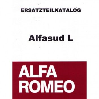 Onderdelenboek Alfasud     Alfasud L, 180 pagina's