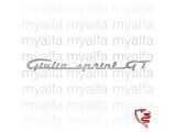 Type aanduiding "Giulia Sprint GT''
