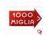 Emailleschild "MILLE MIGLIA" 300x200mm